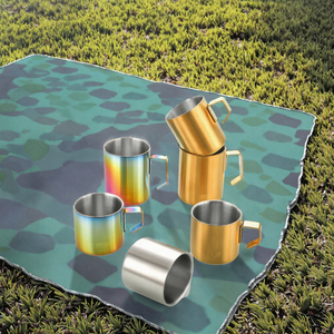 Custom Stainless Steel Camping Travel Mug with Handle for <b>Coffee</b> Breakfast Household Use Toddler Giveaways - Product Image 3