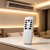 Control Remoto Infrarrojo IR de 11 Teclas para Aire Acondicionado, Plástico ABS, Inalámbrico, Control Remoto para Aire Acondicionado, OEM, ODM, Suministro de Fábrica Personalizado