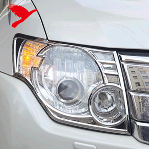 <span class=keywords><strong>Chrome</strong></span> Đèn Pha Đèn Pha Đèn Bảng Khung Trang Trí Bao Viền Cho Mitsubishi Pajero V80 V93 V95 V97 V98 2006-2021 - Product Image 6