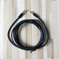 Câble TRRS AUX fin 1.5mm plaqué or 3.5m 5 pieds