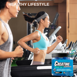 Gomitas de Creatina Monohidratada <span class=keywords><strong>Natural</strong></span> OEM, Antioxidantes, Suplementos para el Desarrollo Muscular, para Antes del Entrenamiento, para Mujeres y Hombres Adultos - Product Image 3