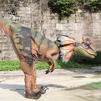 Costume de dinosaure réaliste en silicone personnalisé, léger, pour adultes et enfants, pour parcs d'attractions, utilisation en intérieur et en extérieur