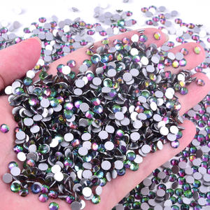 Bobohoo หินคริสตัล SS50ใหญ่พิเศษไพลินสีม่วงสีชมพูกุหลาบสีแก้วพลอยเทียมที่ไม่ใช่แบบ Hotfix สำหรับเสื้อผ้างานแต่งงาน - Product Image 4