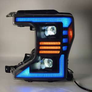 Nouveaux phares LED pour F250 2020-2022 Super Duty, 6000K, 12V, 100W, 6000LM, lumineux - Product Image 2