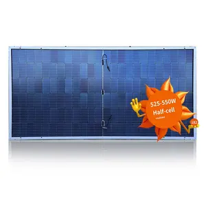 Most Installed Canadian Solar Panels 550W-560W 182mm Bifacial Half-Cell Solar Cells Direct From China Supply