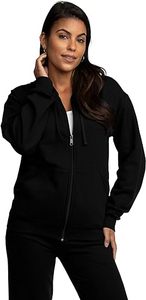 Customize High-quality French Terry <b>Hoodie</b> With Full <b>Zipper</b> Pullover, Moisture Wicking and Breathable - Product Image 3