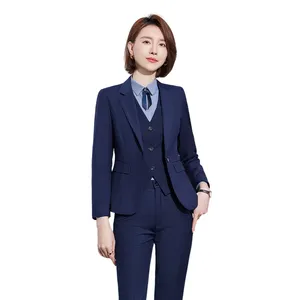 business formal women's suits office new design classic coat pant ladies suits for women