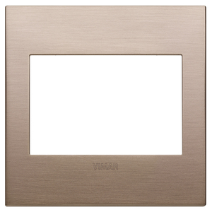 Vimar Brushed Copper Wall <b>Switch</b> <b>Plate</b> 9.7 Cm Length 1.7 Cm Height - Product Image 1