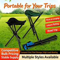 Tabouret pliant ultra-léger à quatre pieds, chaise de jardin, chaise de pique-nique, chaise en fer, chaise en métal Oxford, chaise de camping en plein air, chaise décontractée pour la pêche