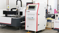 Mesin Pemotong Laser Serat Berkinerja Tinggi 3KW dengan Kontrol Cypcut dan Komponen HIWIN untuk Plat Logam dan Pipa
