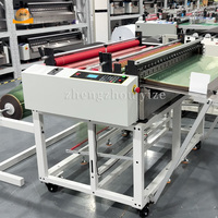 Máquina Cortadora de Rollos de Tela Totalmente Automática, de Rollo a Hoja, con Dispositivo Anti-Rayones de Presión de Resorte Suave