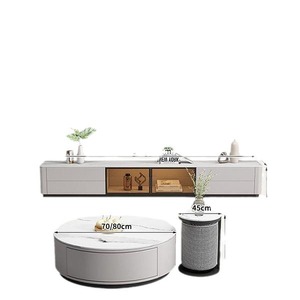 <span class=keywords><strong>Mueble</strong></span> de <span class=keywords><strong>TV</strong></span> de Panel de Roca Italiano de Alta Gama, Mesa de Centro para Decoración de Sala de Estar Moderna, Juego de Muebles - Product Image 2
