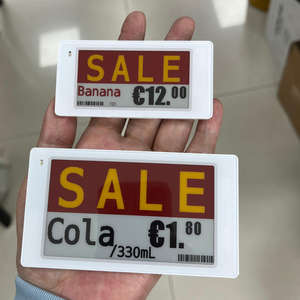 Étiquette de prix numérique électronique pour distributeur automatique de snacks, personnalisable, avec affichage intelligent à encre électronique, étiquette électronique. - Product Image 1