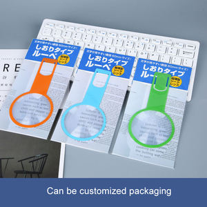 उच्च गुणवत्ता कस्टम पोर्टेबल यात्रा कार्ड ताल, बुकमार्क शासक ताल पढ़ने के लिए Fresnel लेंस 3X कार्ड आवर्धक शीट - Product Image 3