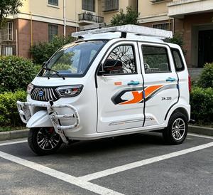 Motocicleta de Tres Ruedas con Cabina Cerrada <span class=keywords><strong>para</strong></span> Pasajeros, Scooter <span class=keywords><strong>para</strong></span> Personas Mayores, Vehículo <span class=keywords><strong>para</strong></span> Discapacitados, 3 Pasajeros, 110cc, Nuevo Estándar Nacional - Product Image 4