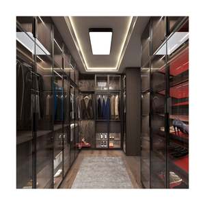 YALIG <b>Wooden</b> Almirah Designs Bedroom Furniture Glass <b>Wardrobe</b> - Product Image 1