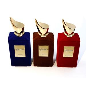 Custom Flocked Perfume Sprayer <b>Bottle</b> Crimp 50ml 100ml Glass Perfume <b>Bottle</b> with Zinc Alloy Lid - Product Image 4