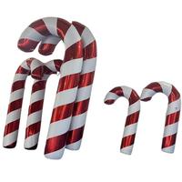 Ballon gonflable géant en PVC en forme de canne à sucre, décorations de Noël, bâton de bonbons gonflable géant pour événements intérieurs/extérieurs et publicité