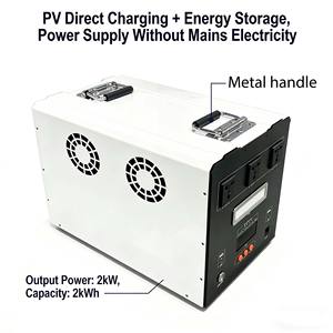 Station solaire 2000W 2-2,5 kWh, 220V, sécurité optimale pour le <span class=keywords><strong>camping</strong></span>, les pannes de courant et le streaming mobile - Product Image 2