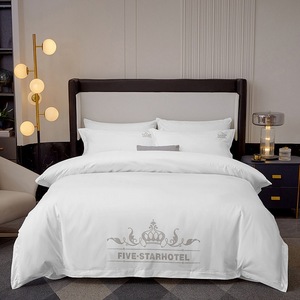 Set di biancheria da letto morbido cuscino <span class=keywords><strong>lenzuola</strong></span> auto Set singolo cotone di lusso Hotel lenzuolo per la regina King Size letti Hotel - Product Image 1