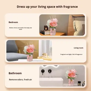 Diffuseur d'arômes de grande capacité 100 ml, taille standard, longue durée, série de senteurs florales et fruitées, aromathérapie sans feu, intérieur, chambre à coucher - Product Image 4