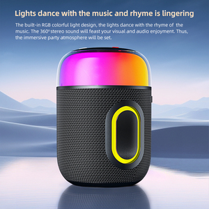 Popular portátil profesional al aire libre 12W BT altavoz con fantásticas luces <span class=keywords><strong>de</strong></span> colores altavoz compatible con TWS - Product Image 2