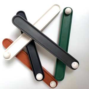 Porta incenso lungo moderno minimalista in cemento bruciatore di incenso Zen portacolori e meditazione aromi profumati decorazioni per la casa - Product Image 2