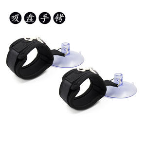 Duş odası emme diski kelepçe BDSM köle seks oyuncağı naylon kelepçe çift flört seks oyuncak - Product Image 1