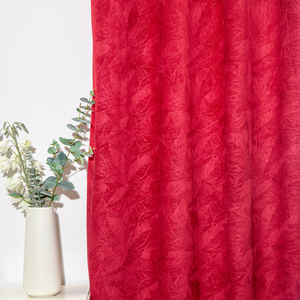 <span class=keywords><strong>Tende</strong></span> di Lusso in Velluto Rosso Dairui, Pannelli Oscuranti Moderni Super Morbidi e Isolanti con Occhielli, Personalizzabili per <span class=keywords><strong>Soggiorno</strong></span> - Product Image 3