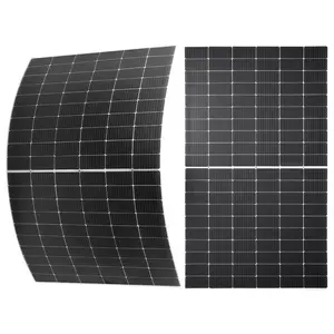 Panel surya tekuk 520w, panel gulung Film tipis kertas Solares kekuatan tinggi dapat dilipat untuk kapal