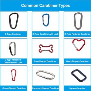Wholesale Promotional Keychains Carabiners <b>Polyester</b> <b>Lanyard</b> Keychain Outdoor Climbing Carabiner <b>Lanyards</b> with logo Custom - Product Image 4