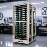 Nouvelle ligne d'assemblage automatique continue personnalisée SMC KUNTECH, élévateur de fret, convoyeur à plateaux vertical à mouvement alternatif, monte-charge