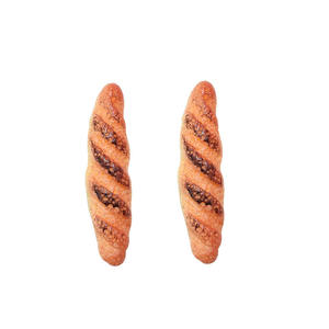 Breloques miniatures en résine à dos plat, imitation pain, pour maison de poupée, artisanat DIY et décoration de téléphone - Product Image 1