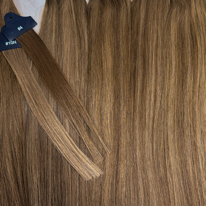 Extensiones de Cabello Europeo Virgen de Doble Trama de Lujo al por Mayor, Precio de Fábrica de Alta Calidad, Cabello Humano Plucharm Genius Weft Vendo - Product Image 6