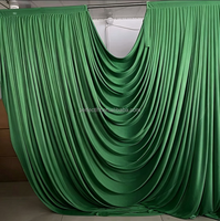 Tissu de draperie de luxe bordeaux pour toile de fond de mariage, rideau d'arche, décoration de scène, draperie de fond de cérémonie, décoration d'événements et de fêtes