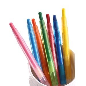 Crayons torsadés personnalisés 12 couleurs pour enfants, très demandés - Product Image 1