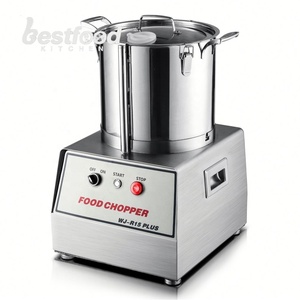 Cortadora de Verduras Eléctrica de Acero Inoxidable de 10L para Mostrador, Ideal para Hoteles y Restaurantes, Gran Venta - Product Image 1