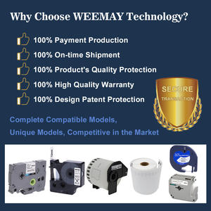 Weemay 12mm * 4m Compatible <span class=keywords><strong>Dymo</strong></span> etiqueta cintas/12267/91201/91202/91203/91204/91205/91200/91208/91209 para Lt-100t Lt-100h impresora - Product Image 5