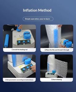 Máquina <span class=keywords><strong>de</strong></span> Cojines <span class=keywords><strong>de</strong></span> Aire Automática REALMAX, Resistente, para Embalaje con Burbujas, Material <span class=keywords><strong>de</strong></span> Embalaje en Rollo, Film Protector, Material <span class=keywords><strong>de</strong></span> Embalaje para <span class=keywords><strong>Envíos</strong></span> - Product Image 5