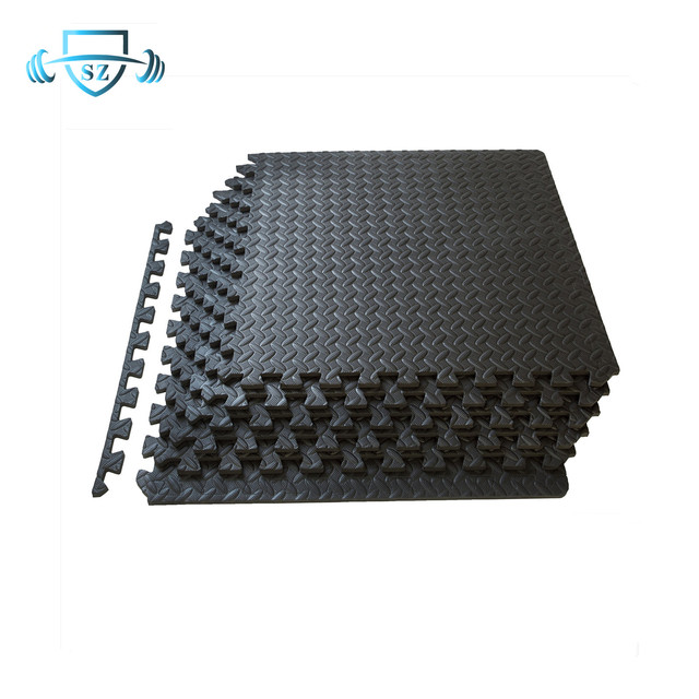 Colorida Alfombrilla Deportiva De Goma De 1m X 1m, Baldosas De Goma