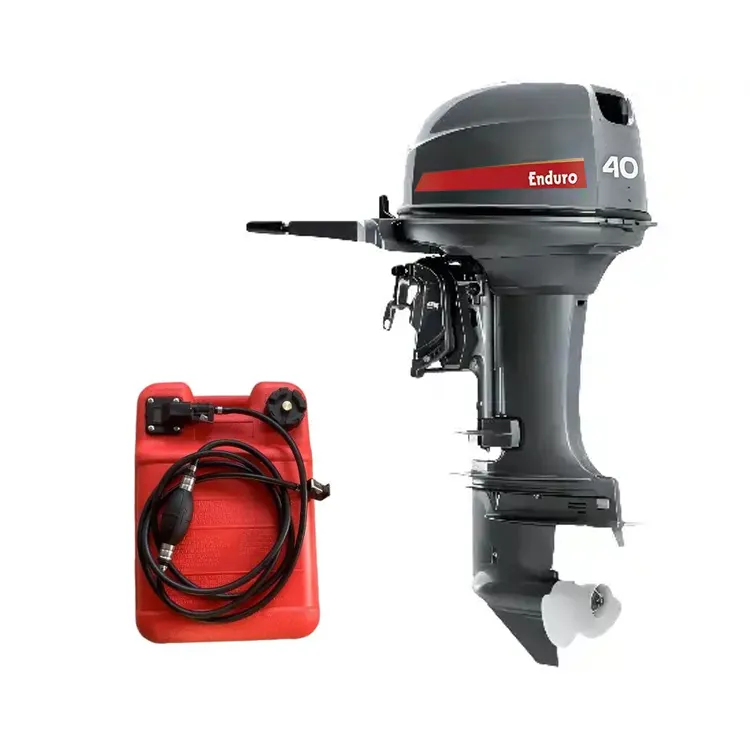 China nueva marca 2 tiempos 40hp motor fuera de borda para barco pez barco motor