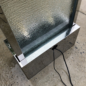 Cortina de <span class=keywords><strong>agua</strong></span> completa con marco de acero inoxidable, paredes de cristal para boda, evento, Hotel - Product Image 5