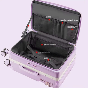 Multifunctional High-quality Business Pc Travel <strong>Suitcase</strong> with USB Silent Universal Wheel Lightweight <strong>Small</strong> Carry-on <strong>Suitcase</strong> - Product Image 5