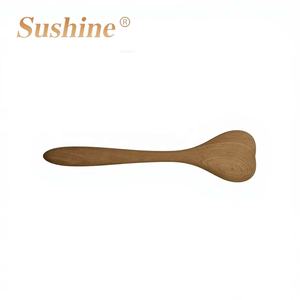 Cucchiaio a Forma di Cuore in Legno di Faggio Ecologico per Zuppa Utensile da <span class=keywords><strong>Cucina</strong></span> Regalo per <span class=keywords><strong>la</strong></span> Festa della Mamma - Product Image 4