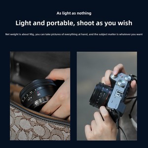 Objectif d'appareil photo 7artisans AF <span class=keywords><strong>40mm</strong></span> F2.5 plein format à mise au point automatique avec moteur pas à pas <span class=keywords><strong>STM</strong></span>, objectif fixe léger pour montures Sony E, Nikon Z et L - Product Image 2