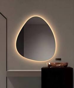 Frameless Irregular Modern Smart Mirror Touch <b>Switch</b> Dimmable LED Light Wall Mount Vanity Mirror Bathroom Customized Decoration - Product Image 2