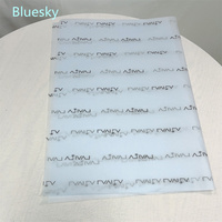 Emballage en gros Logo personnalisé Papier d'emballage en tissu recyclé avec logo d'entreprise Papier d'emballage cadeau Papier d'emballage