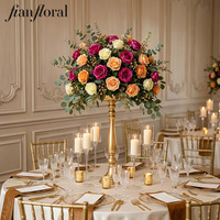 Roses artificielles Real Touch Juliet à tige unique en soie, en gros, pour décoration de mariage, maison, fête, toile de fond murale, fête des Mères