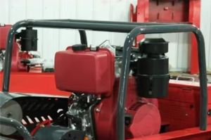 EURO5 DIY Diesel-Powered 12HP 192CC Crawler Remote Control Flail Mower Garden Grass Trimmer Electric Starter 800mm Largeur de coupe - Product Image 5