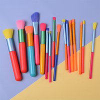 Meilleure vente en gros outil de maquillage pour cheveux doux multicolores ombre à paupières correcteur de poudre 10/15 pièces ensemble de pinceaux de maquillage